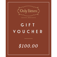 Only Bitters Gift Voucher $100