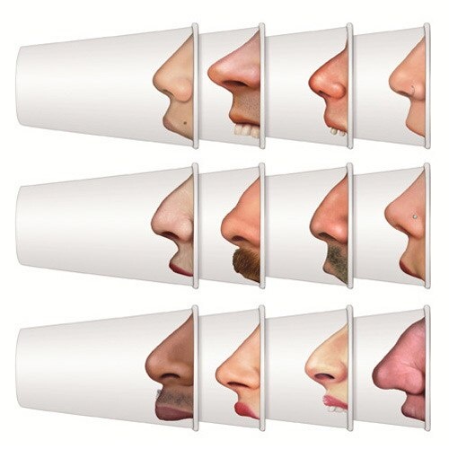 Pick Your Nose Paper Cups