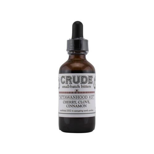 Crude "ATTAWANHOOD #37" Bitters (Cherry, Clove, Cinnamon) 60ml