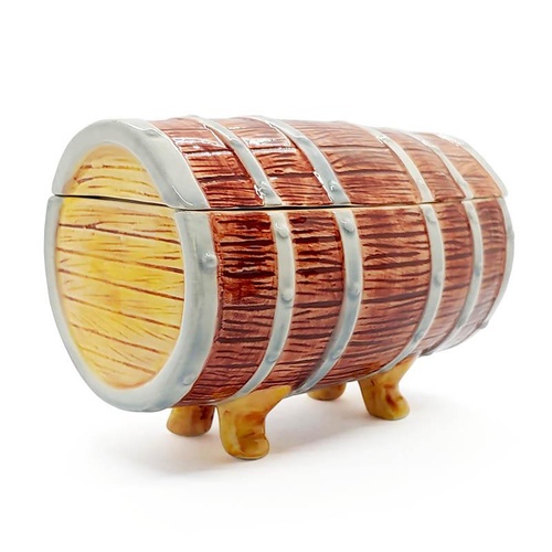 Barrel With Lid Ceramic Tiki Drinkware 591ml