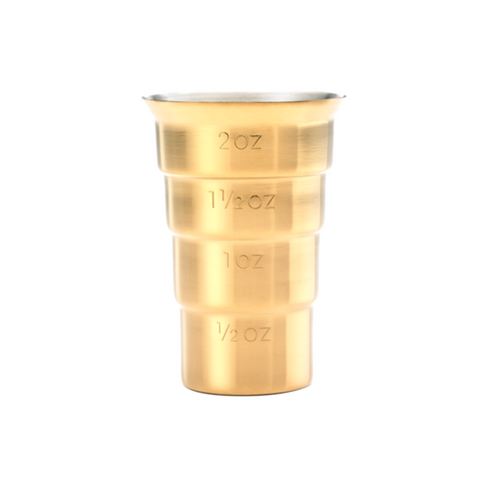 Barfly: Stepped Jigger [15ml-60ml] - Gold