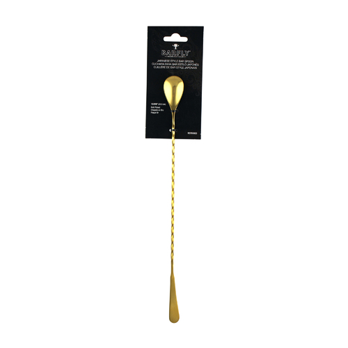 Barfly: Paddle Bar Spoon [33.5cm] - Gold Plated