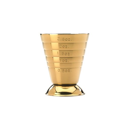 Barfly: Multi-Unit Jigger [15ml to 75ml] - Gold Plated