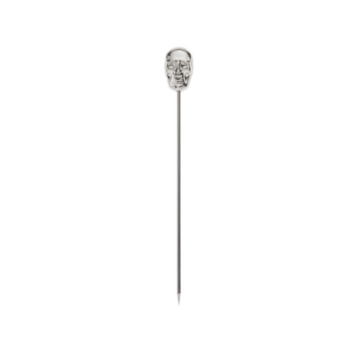 Barfly: Skull Top Cocktail Picks [Set of 12] - Stainless Steel