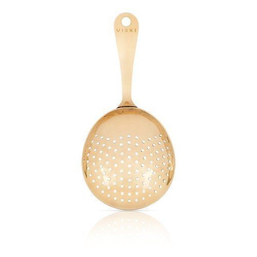 Viski: Julep Strainer - Gold Plated