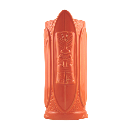 Orange Surf Ceramic Tiki Mug 473ml