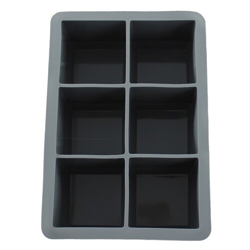 Giant 5cm Ice Cube Tray - Charcoal