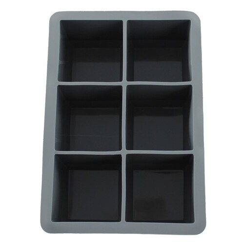 Bar Staple: Silicone Ice Tray Giant Cube - Charcoal