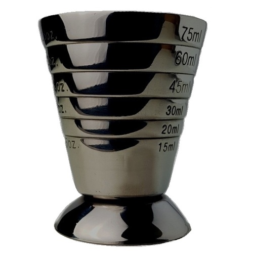 Multi-Unit Jigger [15ml to 75ml] - Gunmetal Black