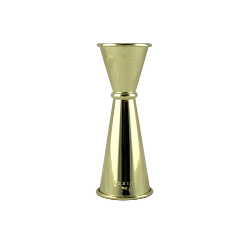 Viski: Japanese-Style Jigger [1oz/2oz] - Gold Plated