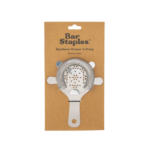 Bar Staples Hawthorne Strainer 4-Prong - Stainless Steel