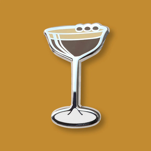 Cocktail Critters Espresso Martini Pin