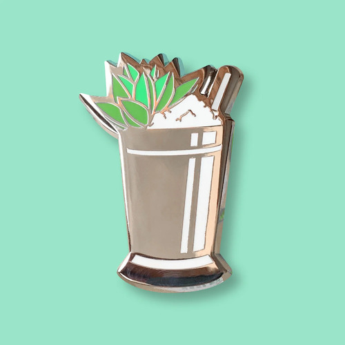 Cocktail Critters Mint Julep Pin