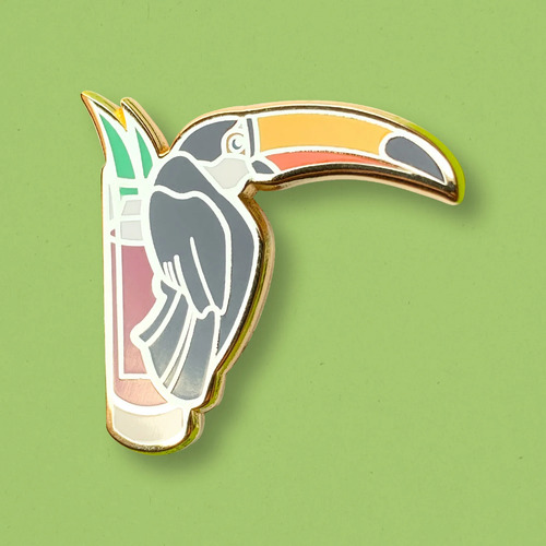Cocktail Critters Toucan x Jungle Bird Pin