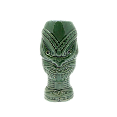 Ceramic "Fierce" Tiki Mug - Green