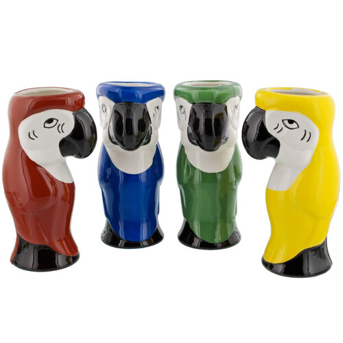 Ceramic Parrot Tiki Mug 
