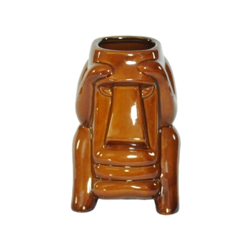 Suffering Bastard Brown Ceramic Tiki Mug 385ml