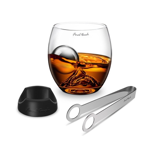 Final Touch: On The Rock Glass Stainless Steel Edition