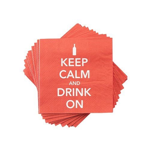 Cocktail Napkin - Keep Calm by Cakewalk