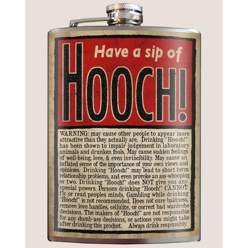 Trixie & Milo Flask - Hooch!