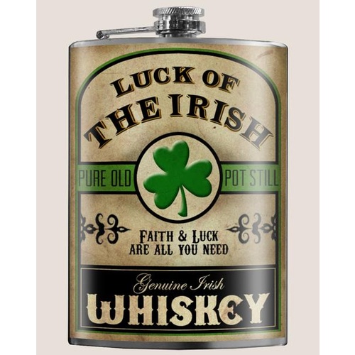 Trixie & Milo Flask - Luck of the Irish