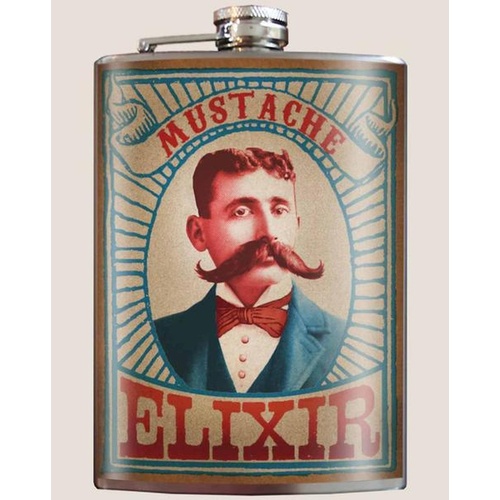 Trixie & Milo Flask - Mustache Elixir
