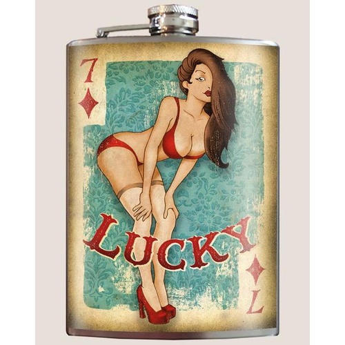 Trixie & Milo Flask - Seven of Diamonds