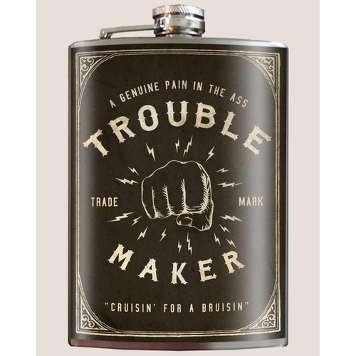 Trixie & Milo Flask - Trouble Maker