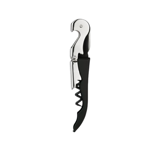 Truetap Black Double Hinged Waiter's Corkscrew