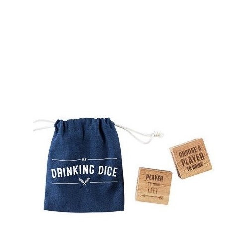 Foster & Rye: Wood Drinking Dice Set