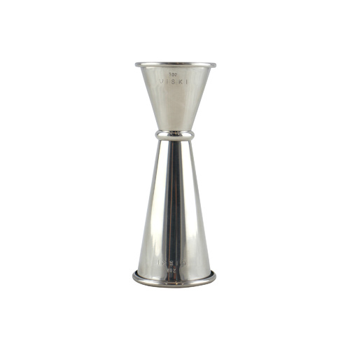 Viski: Japanese-Style Jigger [1oz/2oz] - Stainless Steel