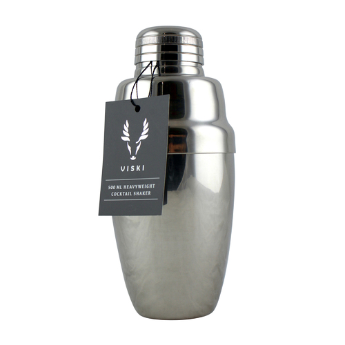 Viski: Heavyweight 3-Piece Shaker - Stainless Steel