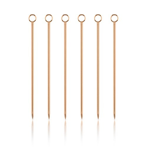 Viski: Cocktail Picks [Set of 6] - Copper Plated