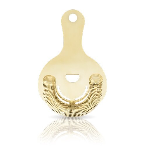 Viski: Hawthorne Strainer - Gold Plated