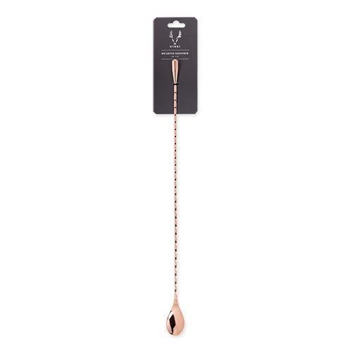 Viski: Teardrop Bar Spoon [40cm] - Copper