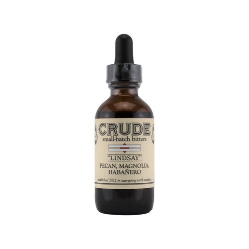 Crude "LINDSAY" Bitters (Pecan, Magnolia, Habanero) 120ml