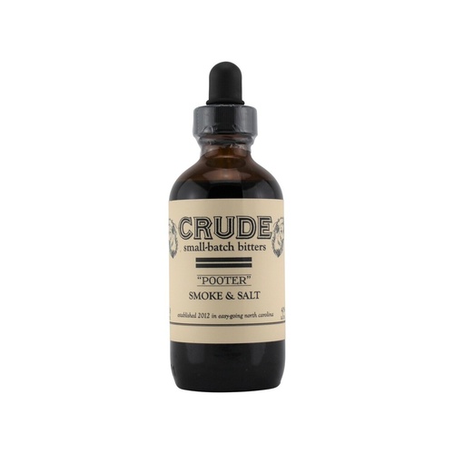 Crude "POOTER" Bitters (Smoke & Salt) 120ml