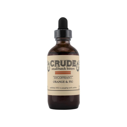 Crude "SYCOPHANT" Bitters (Orange & Fig) 120ml
