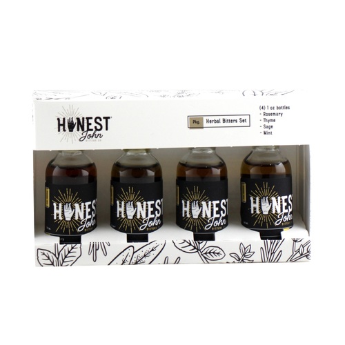 Honest John Bitters Herbal Bitters Set - 4 x 30ml