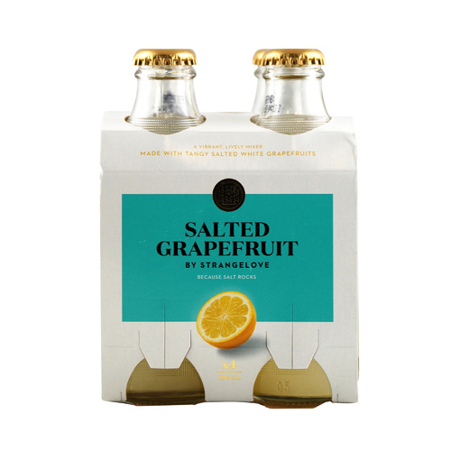 Strangelove Salted Grapefruit Soda Pack 4 x 180ml