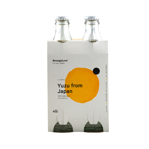 Strangelove Yuzu from Japan Soda Pack 4 x 300ml