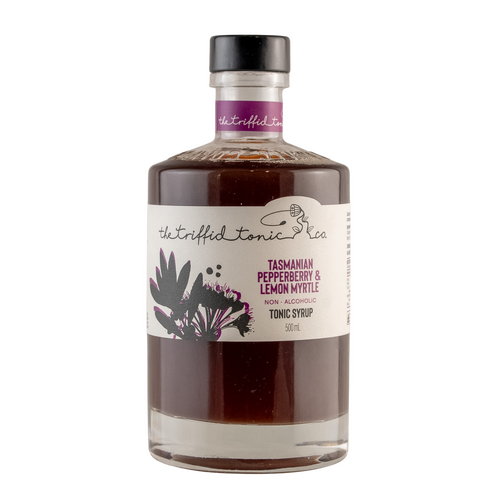Triffid Tonic Co. Tasmanian Pepperberry & Lemon Myrtle Tonic Syrup 500ml