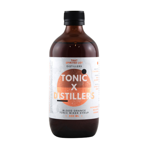 Tonic X Distillers: Blood Orange Tonic Syrup 500ml