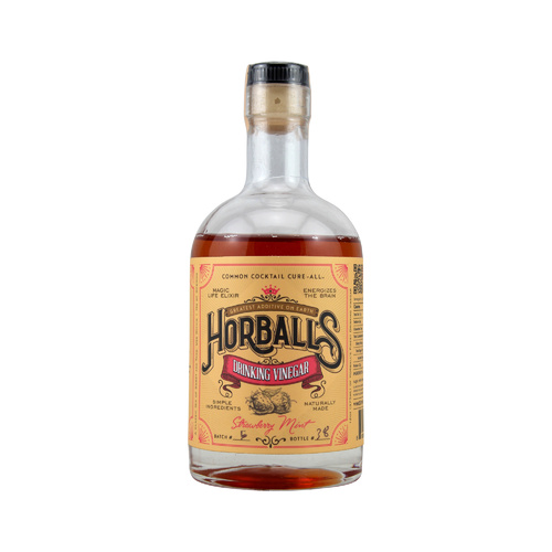Horball's Drinking Vinegar – Strawberry Mint 375ml
