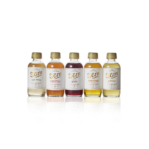 Som Vinegar Cordials Sample Pack : 120ml x 5 