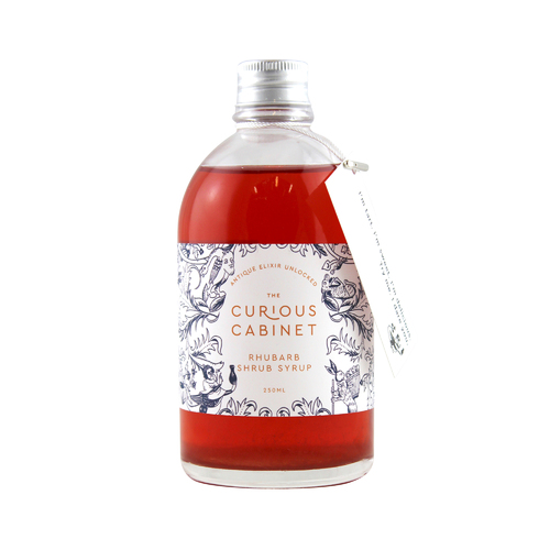 The Curious Cabinet Rhubarb Shrub 250ml