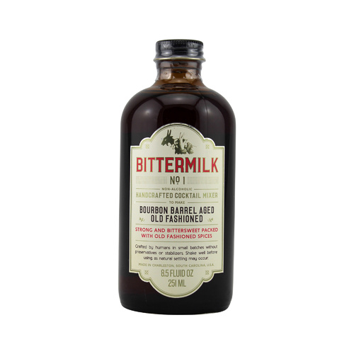 Bittermilk Bourbon Barrel Aged Old Fashioned Syrup 251ml