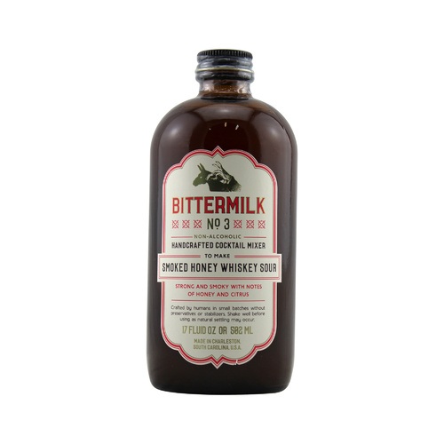 Bittermilk Smoked Honey Whiskey Sour Syrup 502ml