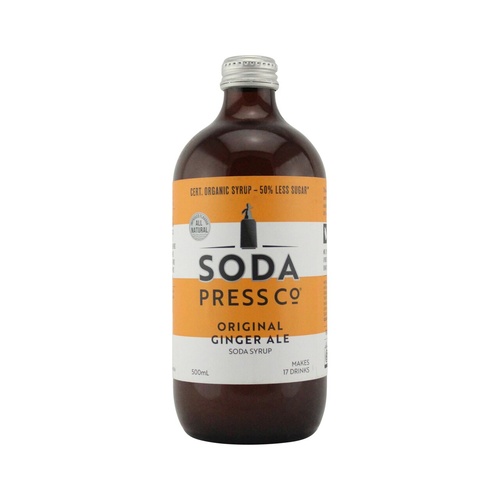 Soda Press Co. Ginger Ale Syrup 500ml