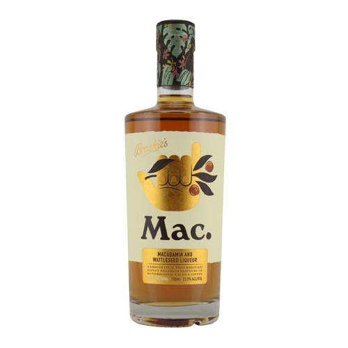Brookie's Mac. Macadamia & Wattleseed Liqueur 700ml